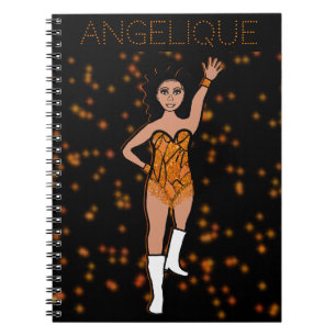 Caderno Espiral Notebook Dancer Orange Fringe #2