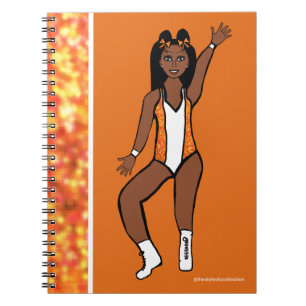 Caderno Espiral Notebook Dancer Orange Spark nº 1