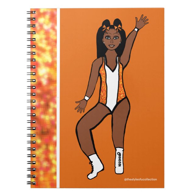 Caderno Espiral Notebook Dancer Orange Spark nº 1 (Frente)