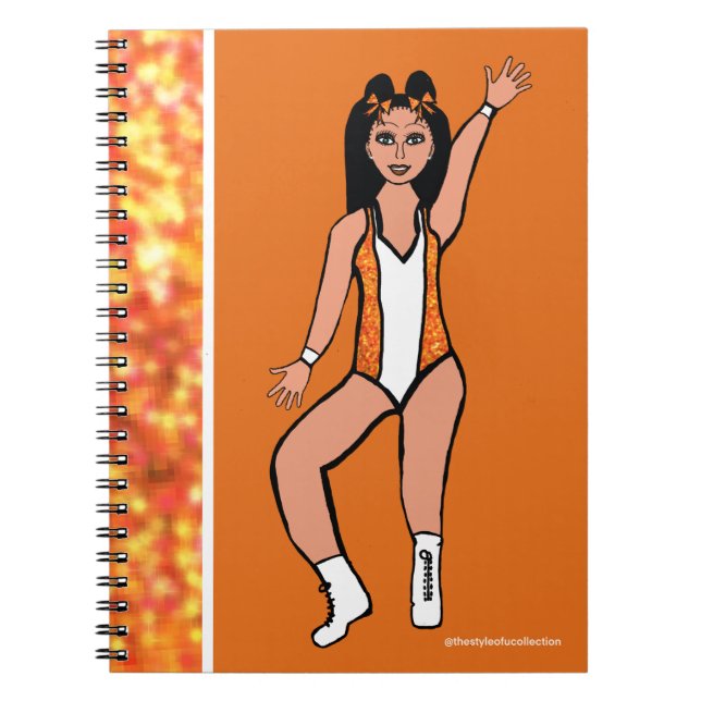 Caderno Espiral Notebook Dancer Orange Spark nº 2 (Frente)