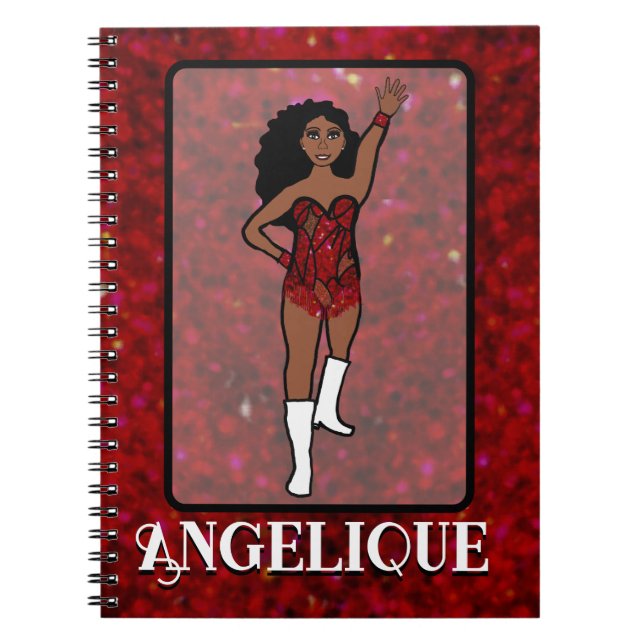 Caderno Espiral Notebook Dancer Red Fringe nº 1 (Frente)