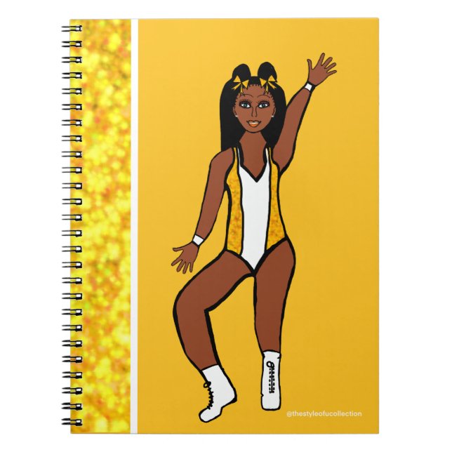 Caderno Espiral Notebook Dancer Yellow Spark (Frente)