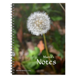 Caderno Espiral Notebook Dandelion