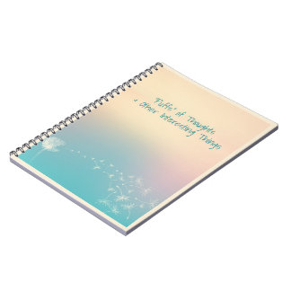 Caderno Espiral notebook Dandelion Puff