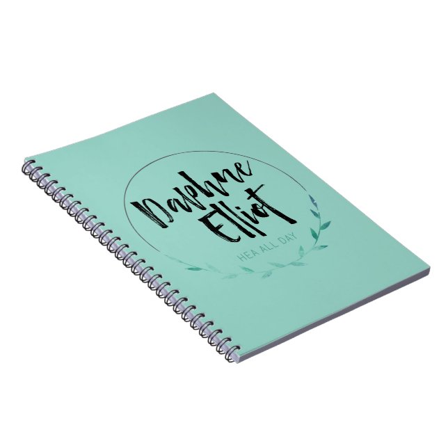 Caderno Espiral Notebook Daphne Elliot  (Lado Direito)