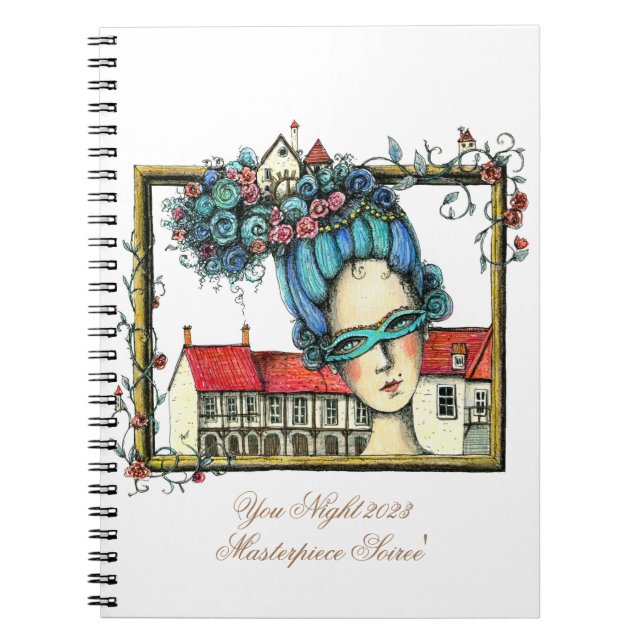 Caderno Espiral Notebook de 6,5" x 8,75" (Frente)