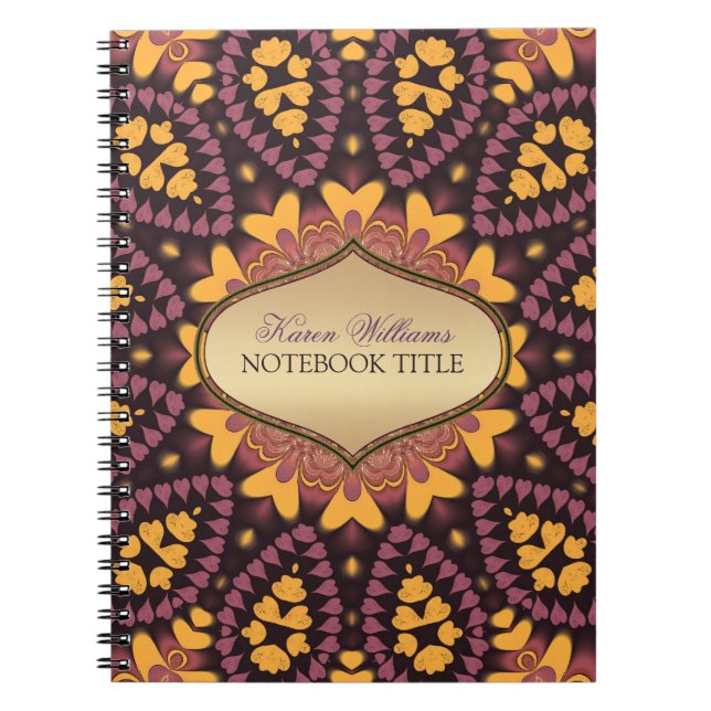 Caderno Espiral Notebook de Amor Terrestre Oriental (Frente)