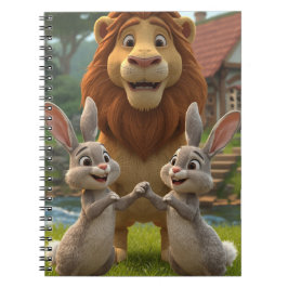 Caderno Espiral Notebook de animais bonitos de volta à escola