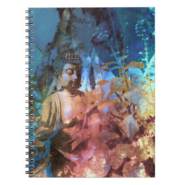 Caderno Espiral Notebook De Aquarela Buda Azul Topaz Espiral