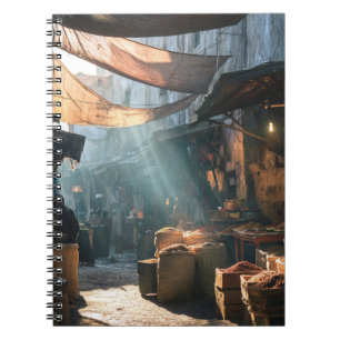 Caderno Espiral Notebook de Aroma de Luz Antigo