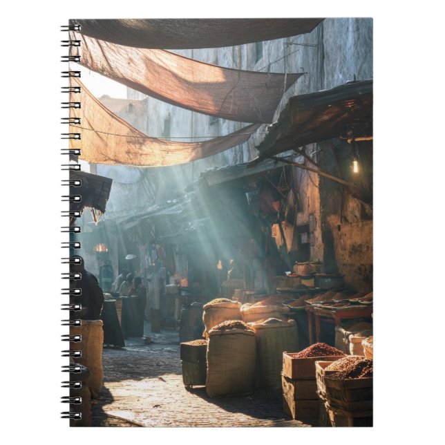 Caderno Espiral Notebook de Aroma de Luz Antigo (Frente)