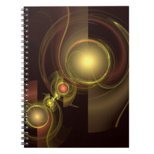 Caderno Espiral Notebook de arte Abstrato de conexão íntima