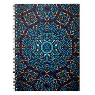 Caderno Espiral Notebook de arte ponto cúbica exclusivo