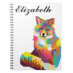 Caderno Espiral Notebook de arte Pop personalizada colorida