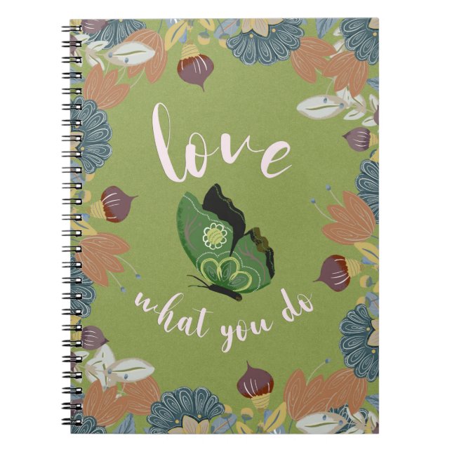 Caderno Espiral Notebook de arte popular animal (Frente)