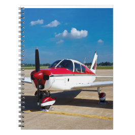 Caderno Espiral Notebook de avião