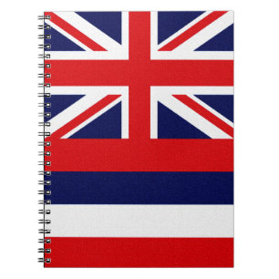 Caderno Espiral Notebook de bandeira do Havaí