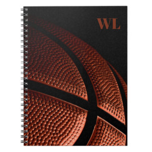 Caderno Espiral Notebook de basquetebol