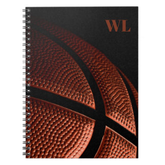Caderno Espiral Notebook de basquetebol