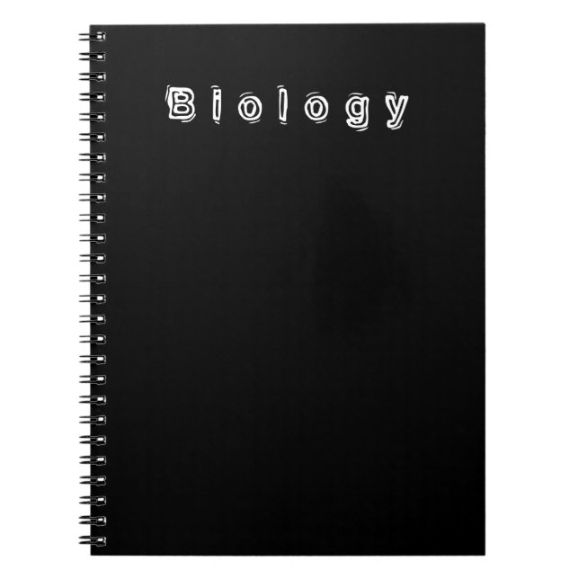 Caderno Espiral Notebook de Biologia Espiral (Frente)