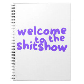 Caderno Espiral Notebook de boas-vindas
