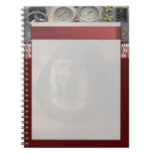 Caderno Espiral Notebook de bombeiro