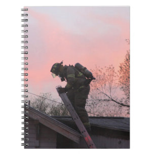 Caderno Espiral Notebook de bombeiro