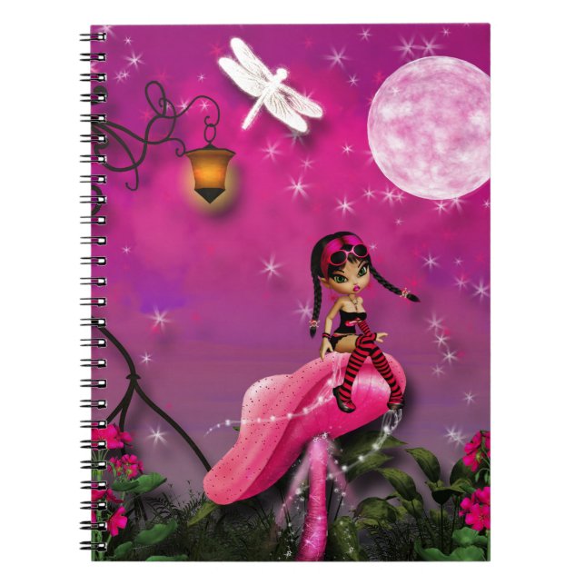CADERNO ESPIRAL NOTEBOOK DE BREEZA NOTURNA (Frente)