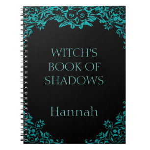 Caderno Espiral Notebook de bruxas personalizadas