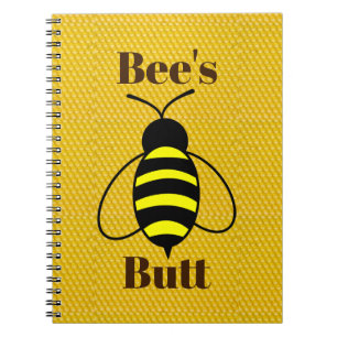 Caderno Espiral Notebook de Bumbum de abelha