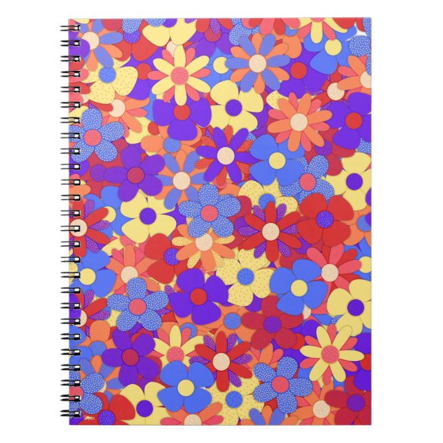 Caderno Espiral Notebook de Buquê de compra (Frente)