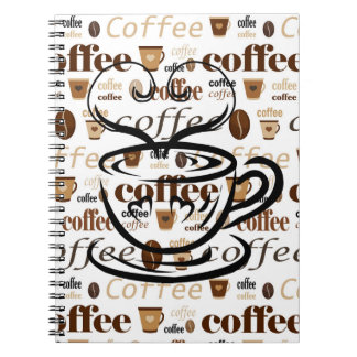 Caderno Espiral Notebook de Café Lovers