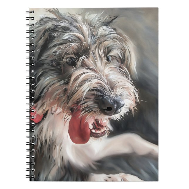 Caderno Espiral Notebook de cãozinho giro (Frente)