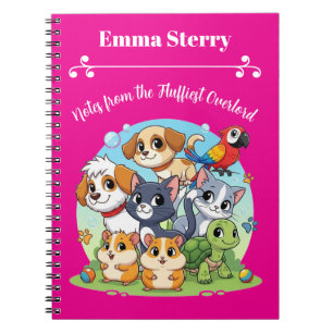 Caderno Espiral Notebook de Cartoon Pet Overlord Personalizado