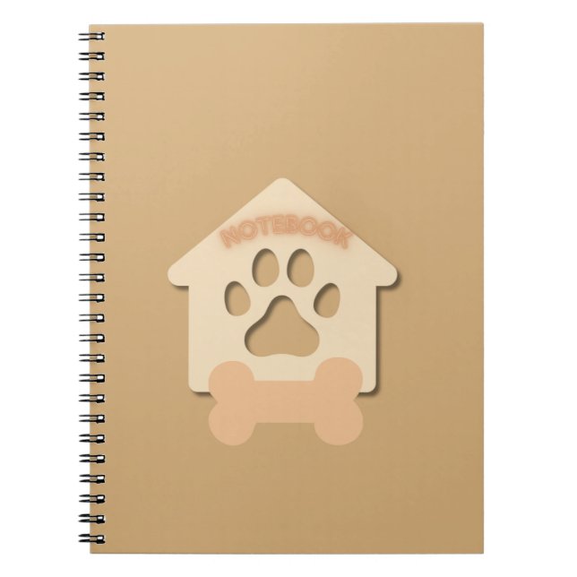 Caderno Espiral Notebook de Casa de Cachorros (Frente)