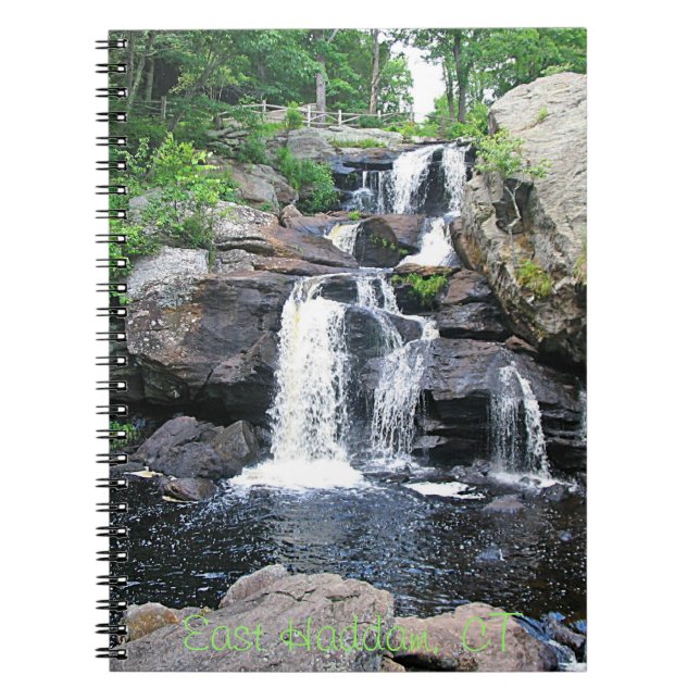 Caderno Espiral Notebook de cascata do estaleiro do diabo (Frente)