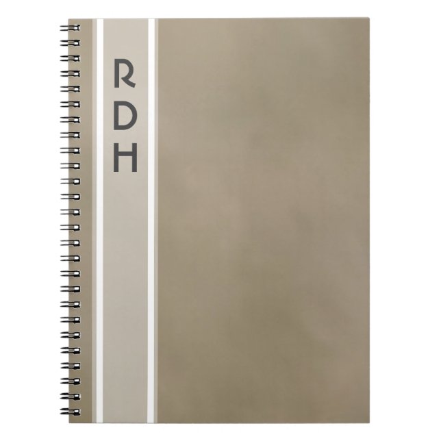 Caderno Espiral Notebook de Cinza de porco (Frente)