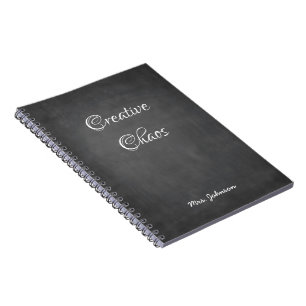 Caderno Espiral Notebook de Cinzas Russas do Caos Criativo