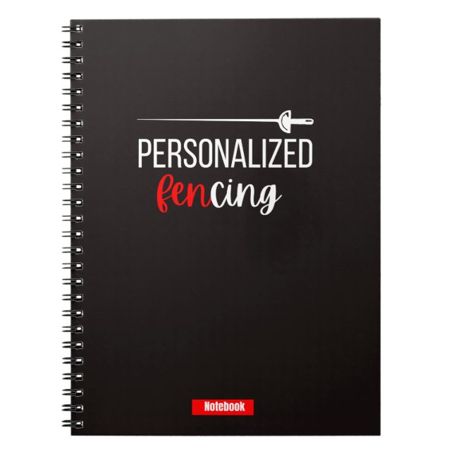Caderno Espiral Notebook de circunscrição personalizado (Frente)