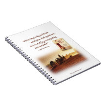 notebook de citação inspiradora