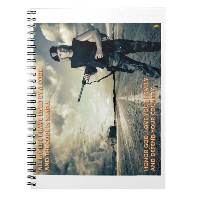 Caderno Espiral Notebook de código (Frente)