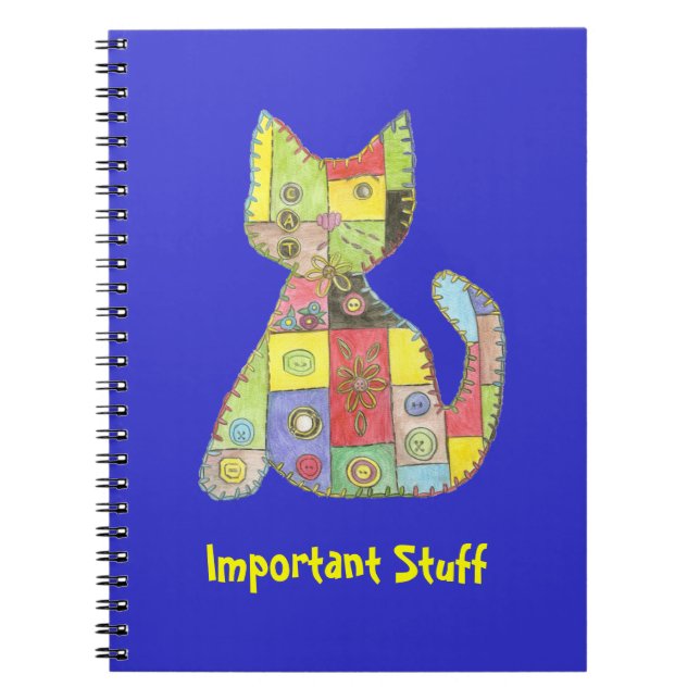 Caderno Espiral Notebook de coisas importantes (Frente)