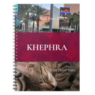 Caderno Espiral Notebook de Colagem de Nomes e Fotos