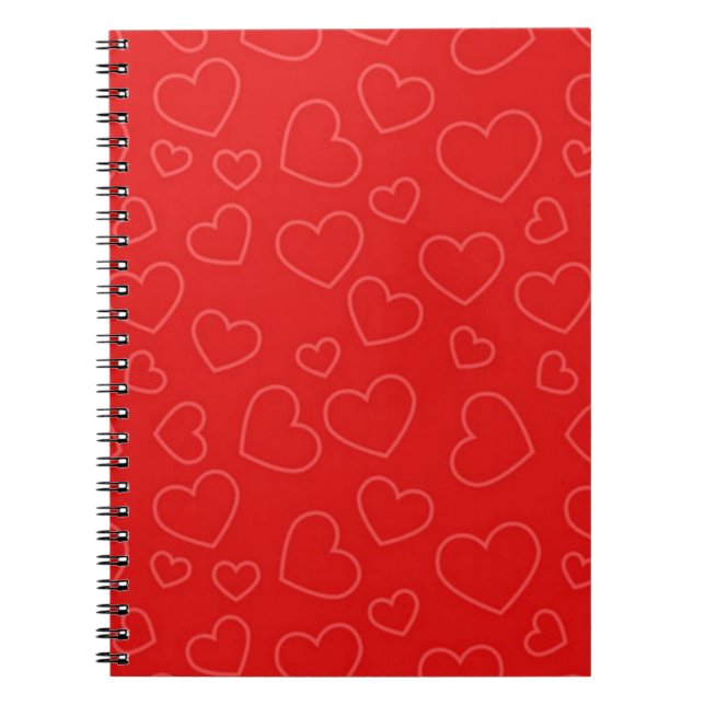 Caderno Espiral Notebook de coração a coração (Frente)