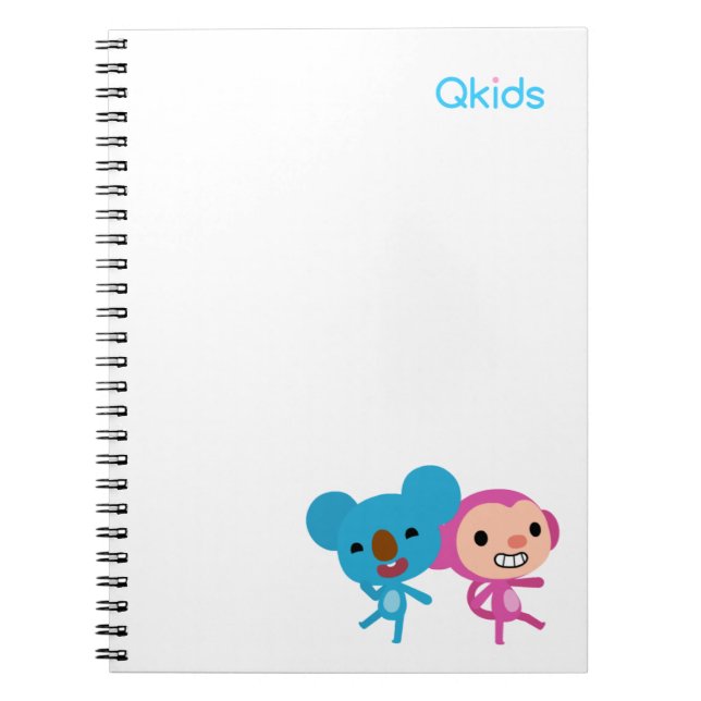 Caderno Espiral Notebook de crianças para professores, estudantes, (Frente)