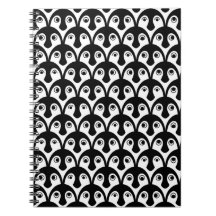 Notebook de desfile de pinguins bonito