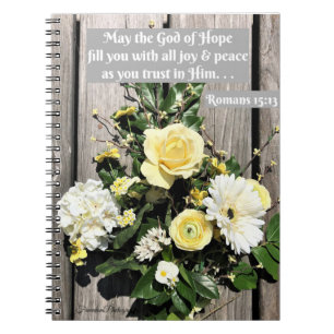 Caderno Espiral Notebook de Deus da Esperança
