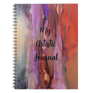 Caderno Espiral Notebook de Diário artístico