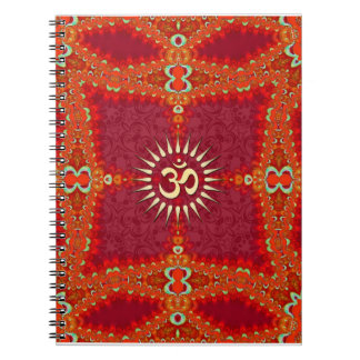 Caderno Espiral Notebook de Diário de Casamento de Bollywood OM Go