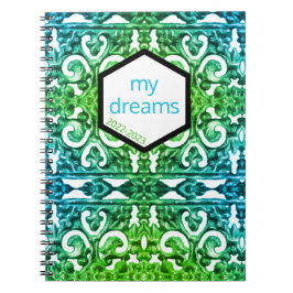 Caderno Espiral Notebook de diário de sonho personalizável